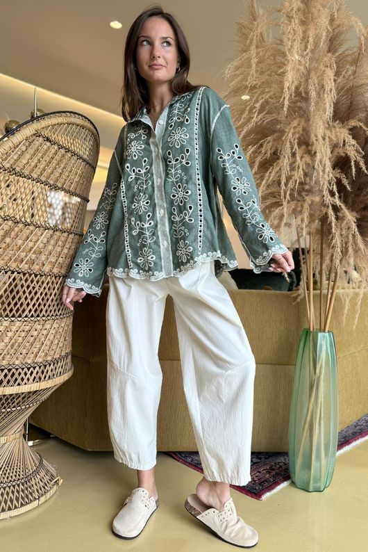 Sienna Shirt Khaki /4=